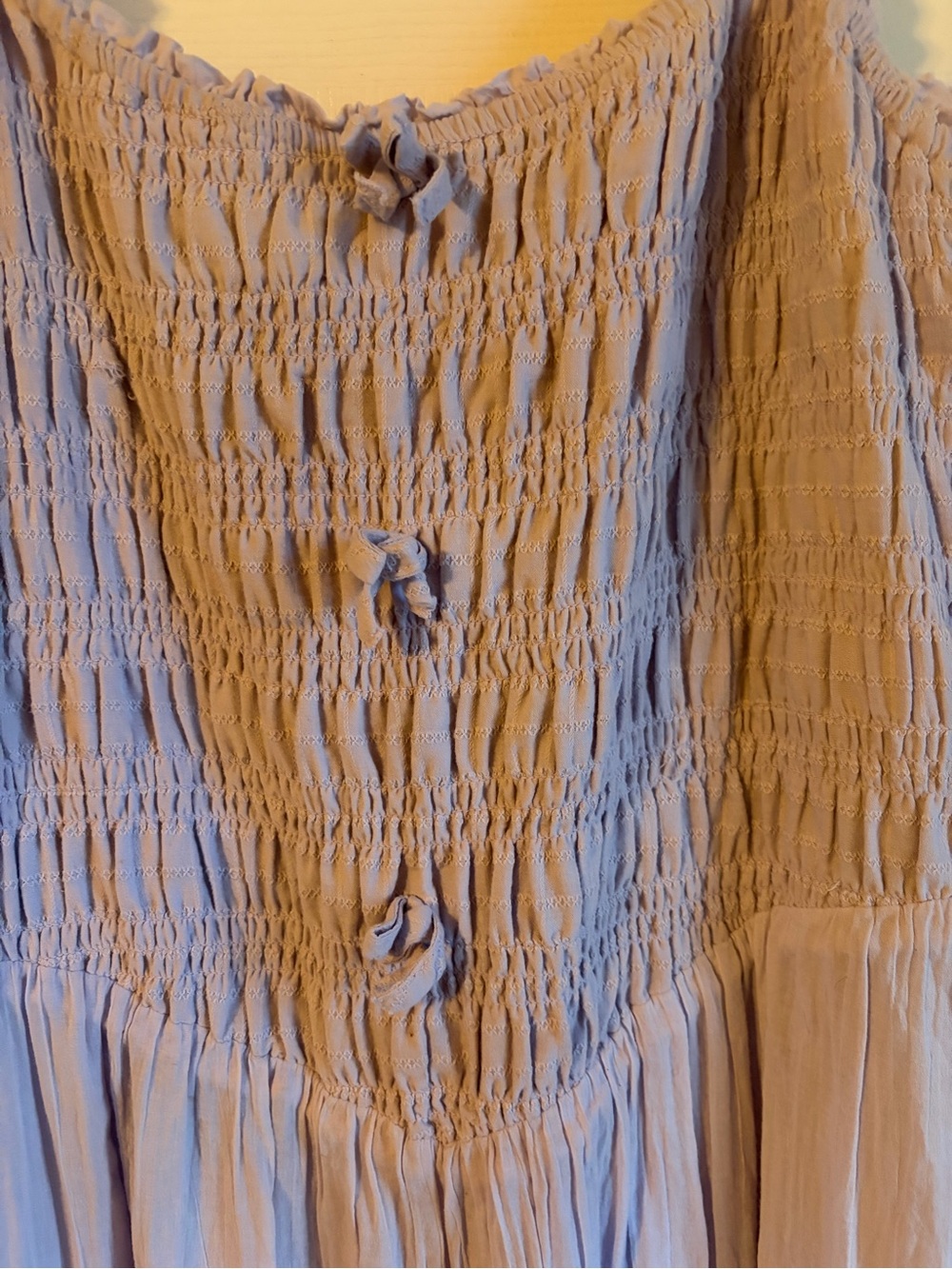 American Eagle Outfitters Lavender Smocked Maxi Dress - Picture 4 of 6